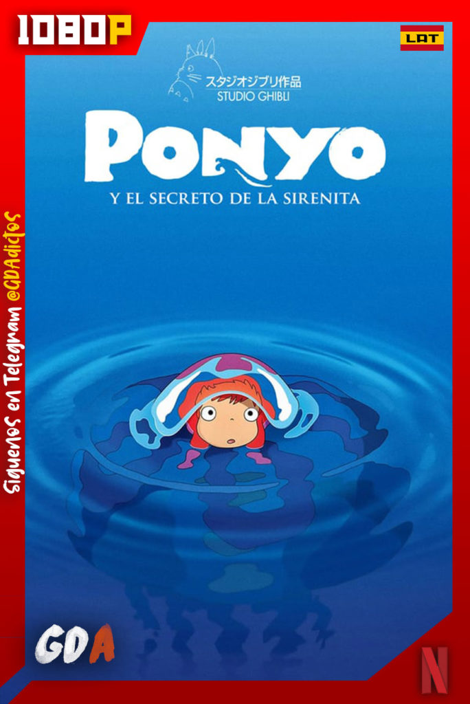 Ponyo: El Secreto de la Sirenita (2008) NF WEB-DL 1080p Latino – Japonés – Inglés