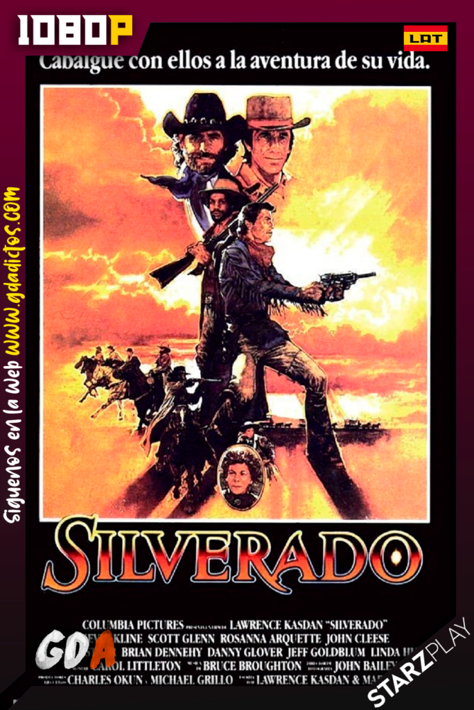 Silverado (1985) Starz WEB-DL 1080p Latino – Ingles