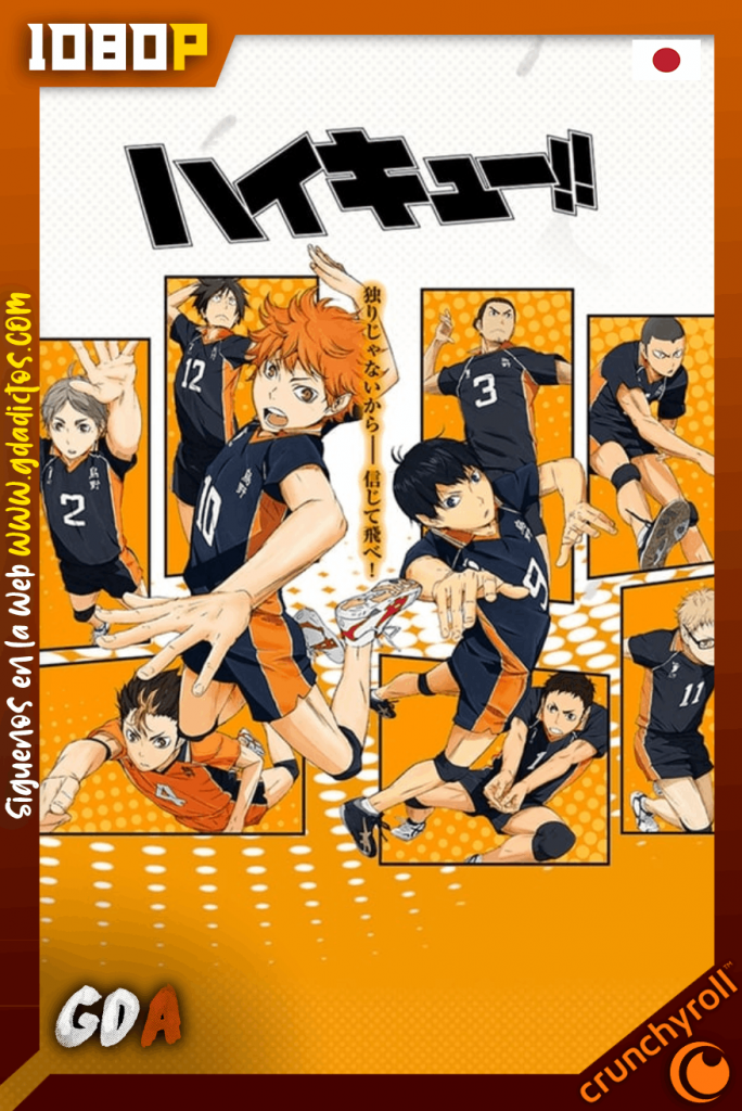 Haikyuu!! Los ases del vóley (2014) CR WEB-DL 1080p Japones #4Temporadas & OVAS