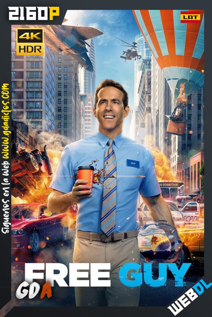 Free Guy (2021) WEB-DL 2160p 4K-HDR Latino-Inglés