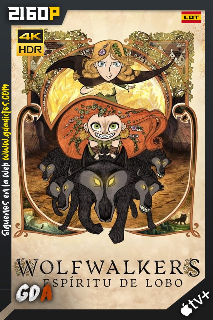 Wolfwalkers: espíritu de lobo (2020) ATVP WEB-DL 2160p HDR Latino-Inglés