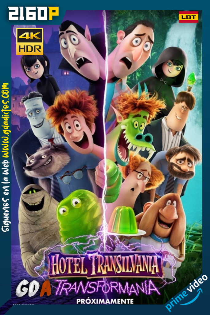 Hotel Transylvania 4 Transformania (2022) AMZN WEB-DL 2160p HDR Latino – Inglés