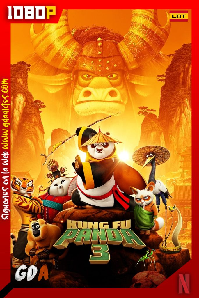 Kung Fu Panda 3 (2016) NF WEB-DL 1080p Latino – Inglés