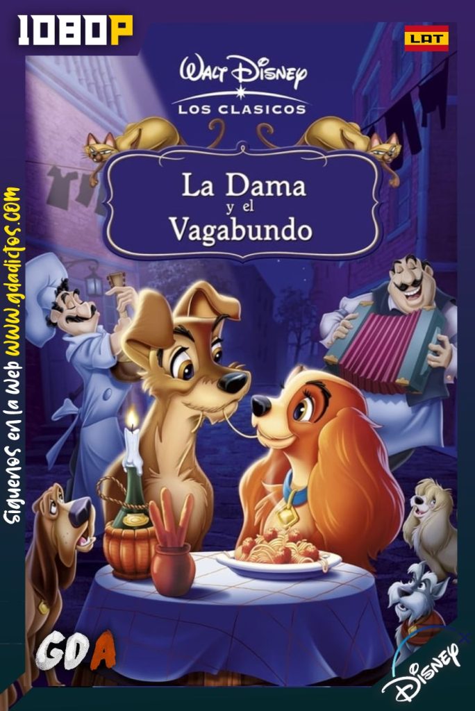 La Dama y el Vagabundo (1955) DSNP WEB-DL 1080p Latino – Inglés