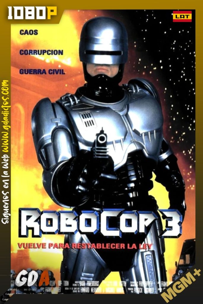RoboCop 3 (1993) MGM WEB-DL 1080p Latino – Inglés