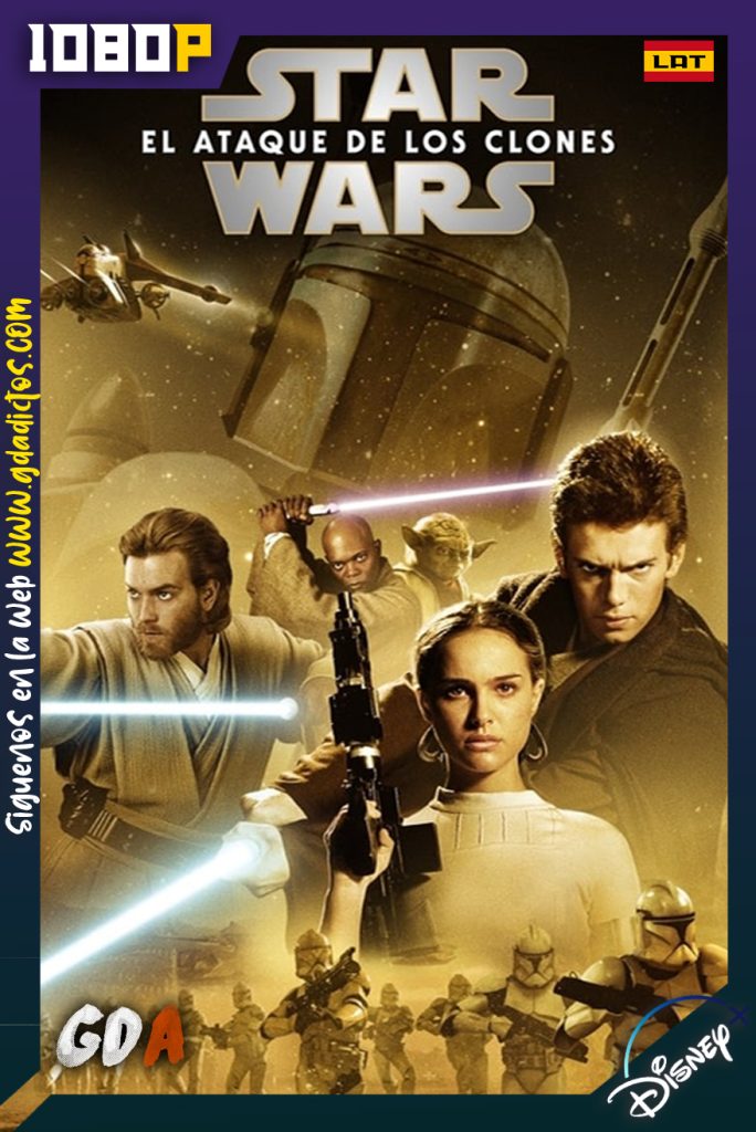 Star Wars El ataque de los clones Episodio II (2002) DSNP WEB-DL 1080p Latino-Ingles