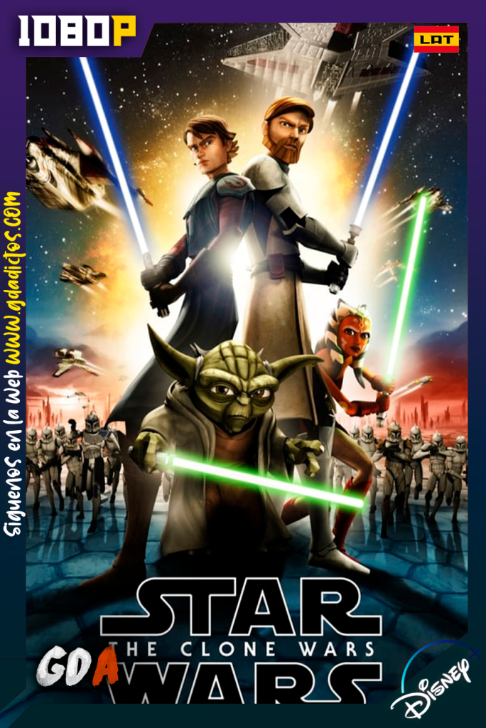 Star Wars La guerra de los clones (2008) DSNP WEB-DL 1080p Latino-Ingles