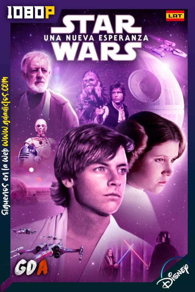 Star Wars Una nueva esperanza Episodio IV (1977) DSNP WEB-DL 1080p Latino – Inglés