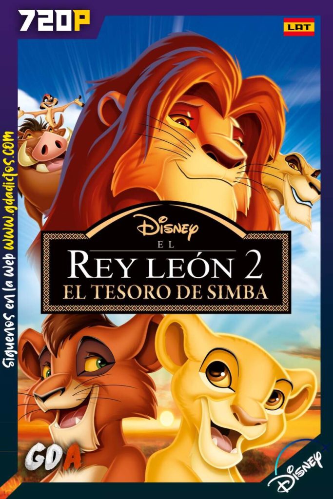 El rey león 2: El tesoro de Simba (1998) DSNP WEB-DL 720p Latino-Inglés-Castellano
