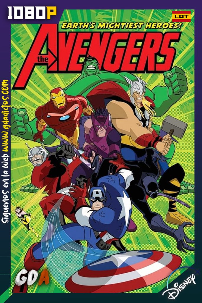 Los Vengadores Los Super Heroes mas poderosos de la Tierra (2010) DSNP 1080p Latino – Ingles #2Temporadas