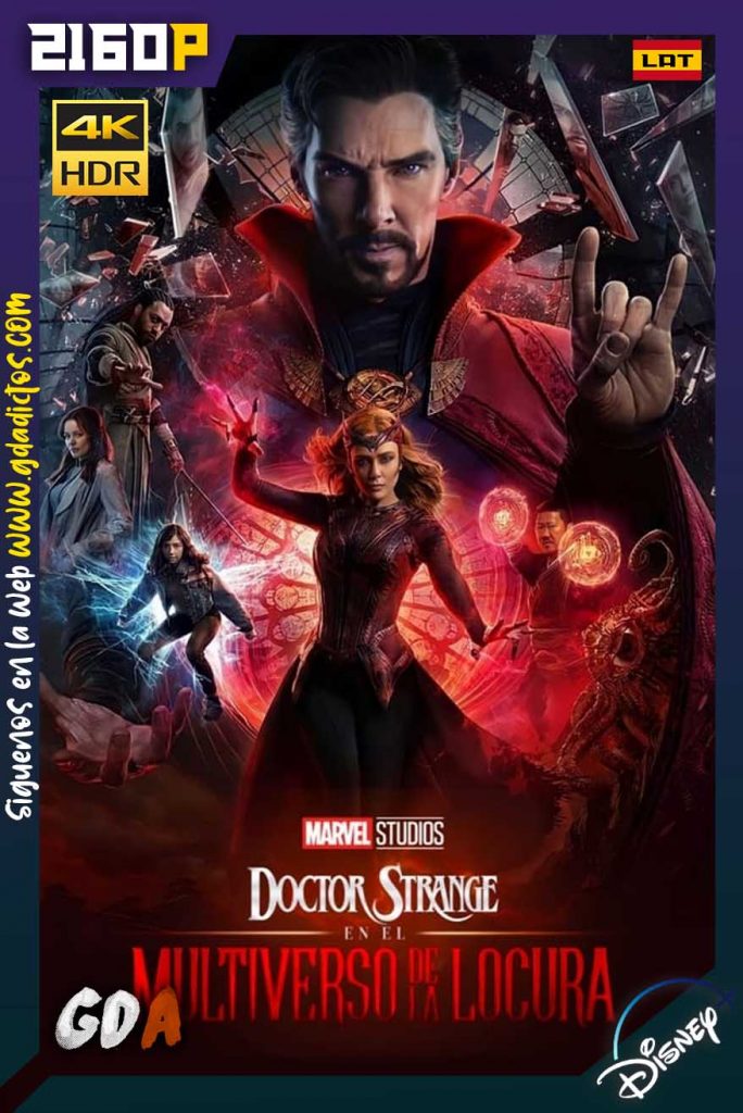 Doctor Strange en el Multiverso de la Locura (2022) DSNP WEB-DL IMAX 2160p HDR Latino-Ingles-Castellano-Portugues