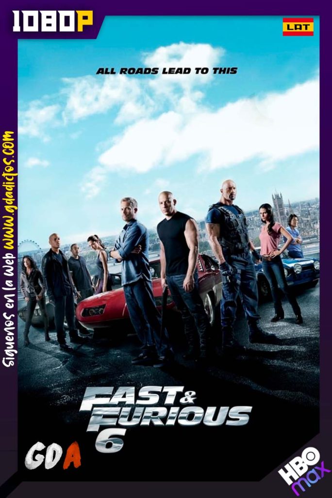 Fast & Furious 6 (2013) AMZN WEB-DL 1080p Latino – Inglés