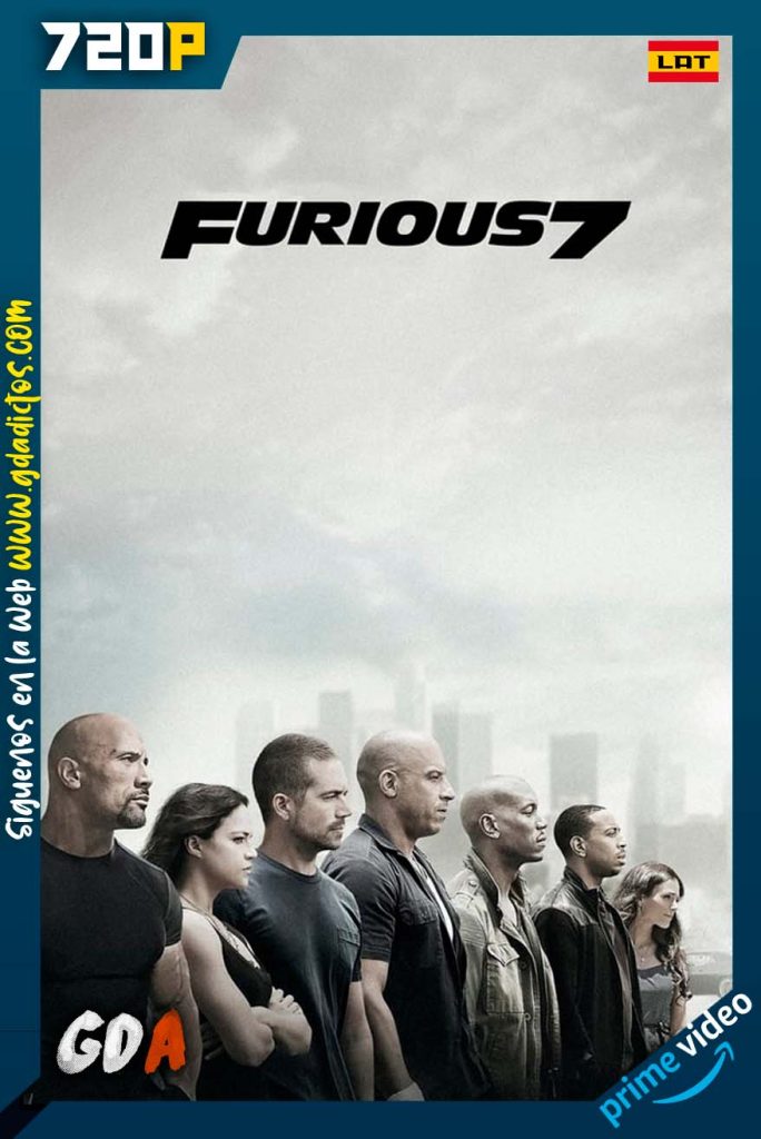 Furious 7 (2015) AMZN WEB-DL 720p Latino – Inglés
