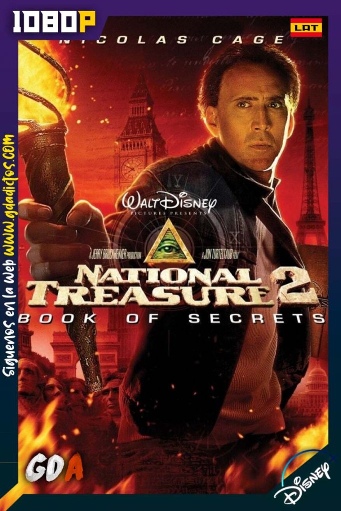 La leyenda del tesoro perdido 2: El diario secreto del Presidente (2007) DSNP WEB-DL 1080p Latino-Inglés