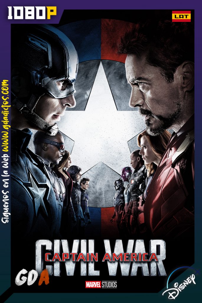 Capitan America Civil War de Marvel Studios (2016) DSNP WEB-DL 1080p Latino – Inglés
