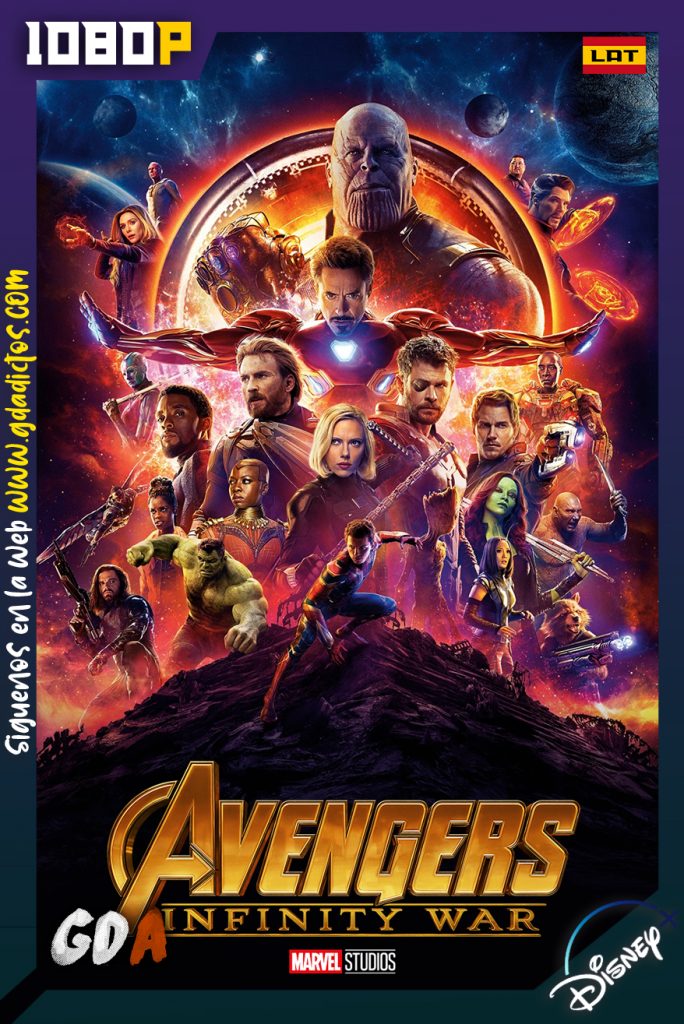 Avengers Infinity War de Marvel Studios (2018) DSNP WEB-DL 1080p Latino – Inglés