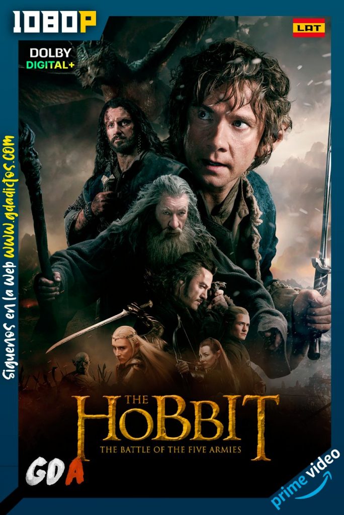 El Hobbit: La Batalla De Los Cinco Ejércitos (2014) AMZN WEB-DL 1080p Latino – Inglés – Castellano