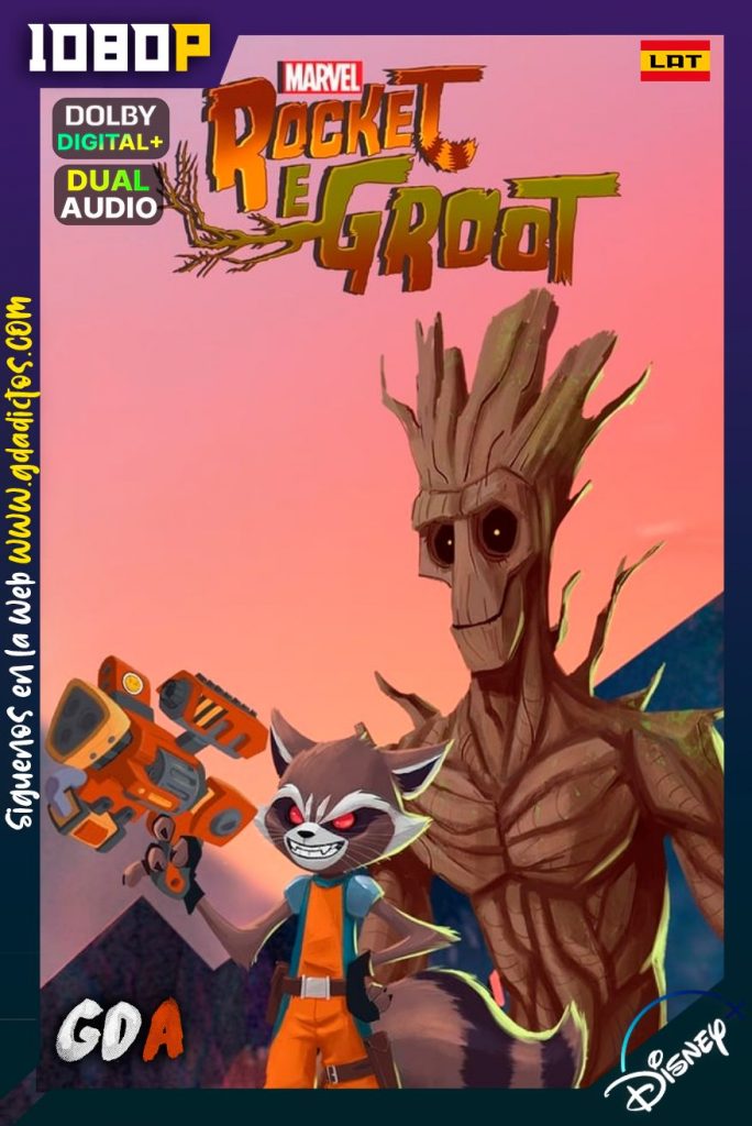 Rocket & Groot (Cortos) (2017) DSNP WEB-DL 1080p Latino-Inglés #1Temporada [12/12]