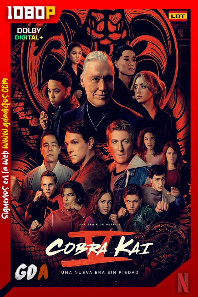 Cobra Kai (2018) NF WEB-DL 1080p Latino – Inglés – Castellano – Portugués #Temporada5 [10/10]