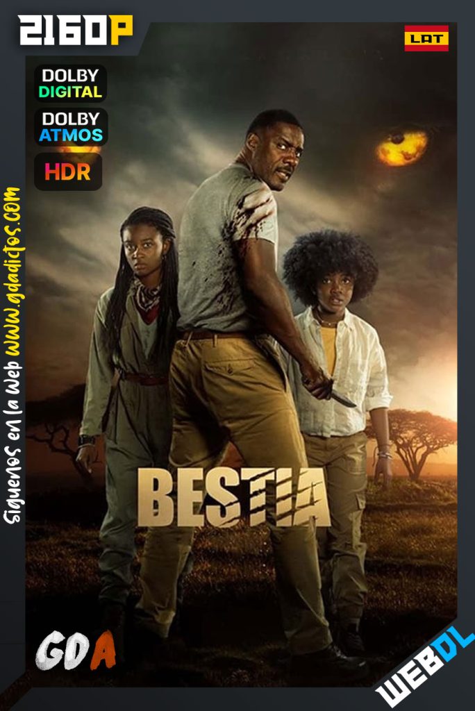 Beast (2022) WEB-DL 2160p HDR Latino-Inglés-Frances