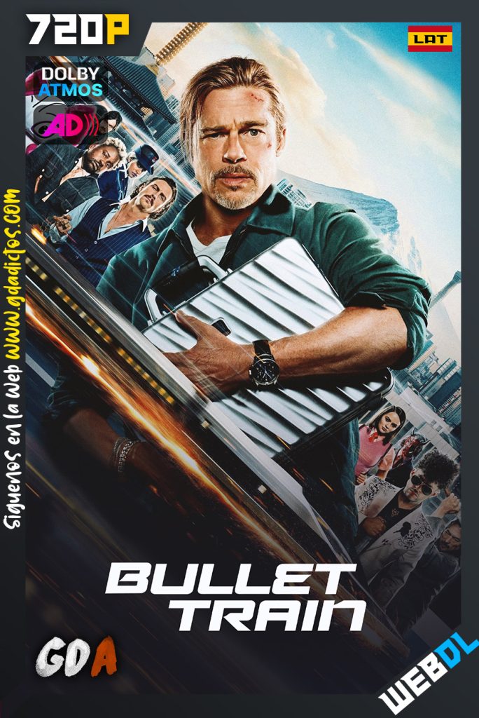 Bullet Train (2022) WEB-DL 720p Latino – Inglés – Inglés [Audio Descriptivo] – Francés