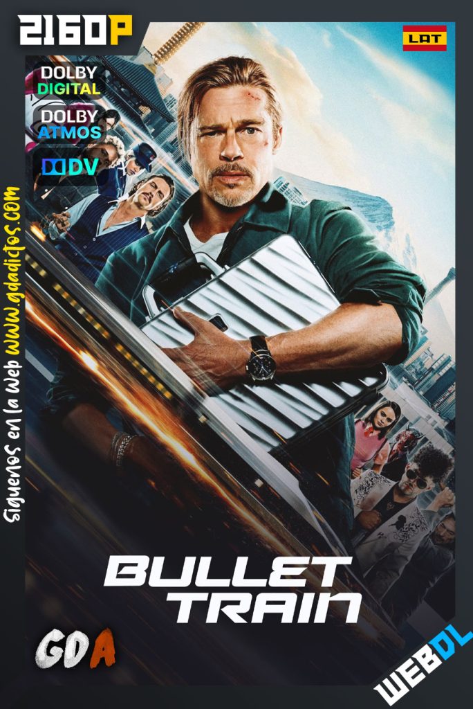 Bullet Train (2022) WEB-DL 2160p DV Latino – Inglés – Inglés [Audio Descriptivo] – Francés