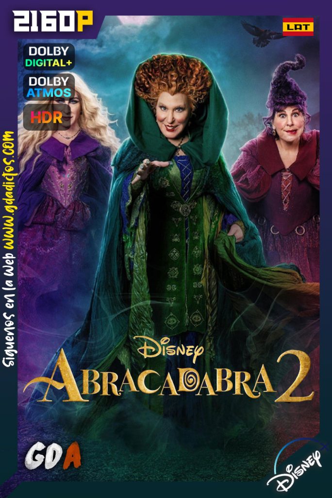 Abracadabra 2 (2022) DSNP WEB-DL 2160p HDR Latino-Castellano-Inglés-Portugués