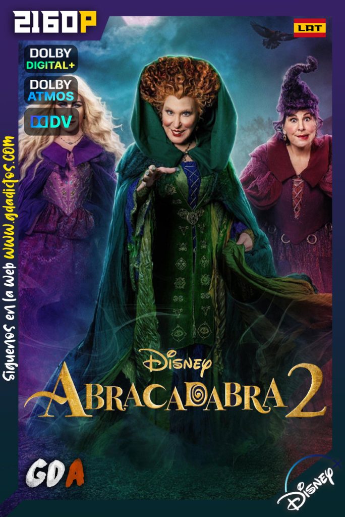 Abracadabra 2 (2022) DSNP WEB-DL 2160p DV Latino-Castellano-Inglés-Portugués