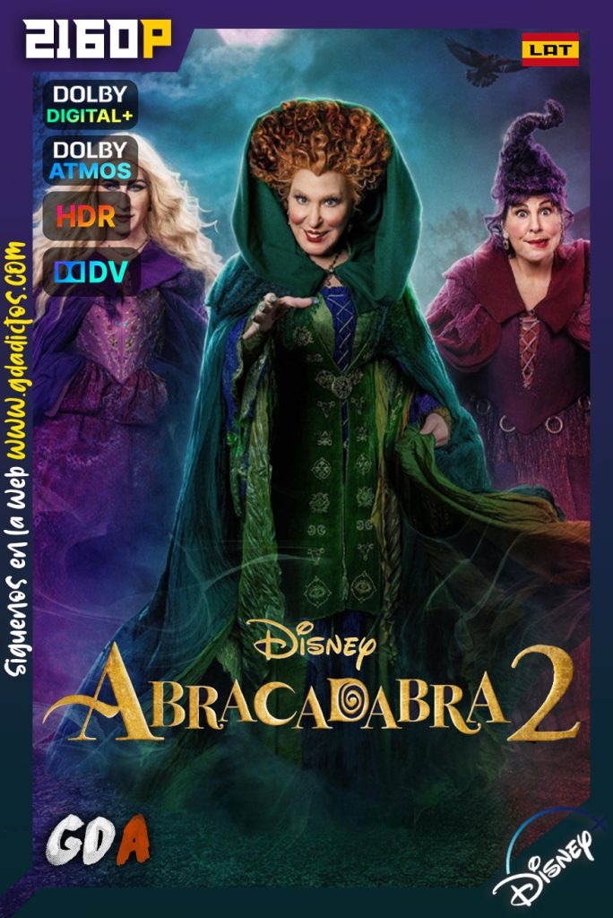 Abracadabra 2 (2022) DSNP WEB-DL 2160p HDR10 DV HYBRID Latino-Castellano-Inglés-Portugués