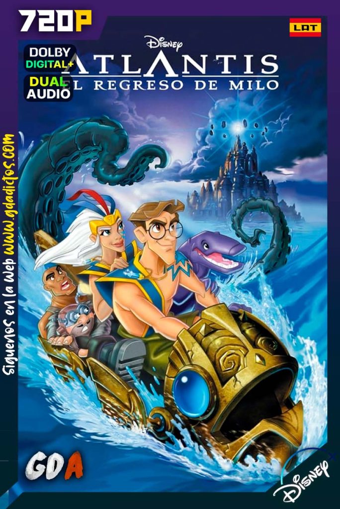 Atlantis 2 El regreso de Milo (2003) DSNP WEB-DL 720p Latino – Inglés