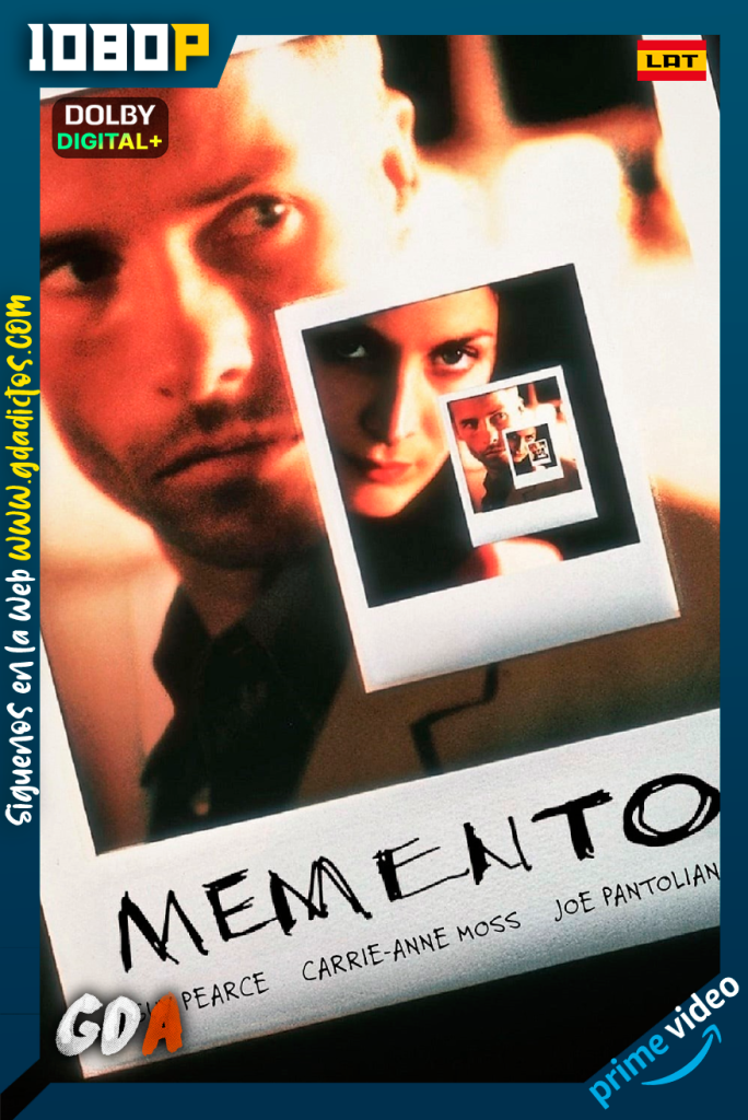 Memento (2000) AMZN WEB-DL 1080p Latino – Inglés
