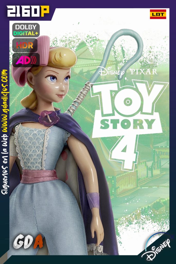 Toy Story 4 (2019) DSNP WEB-DL 2160p HDR Latino – Latino [Audio Descriptivo] – Inglés