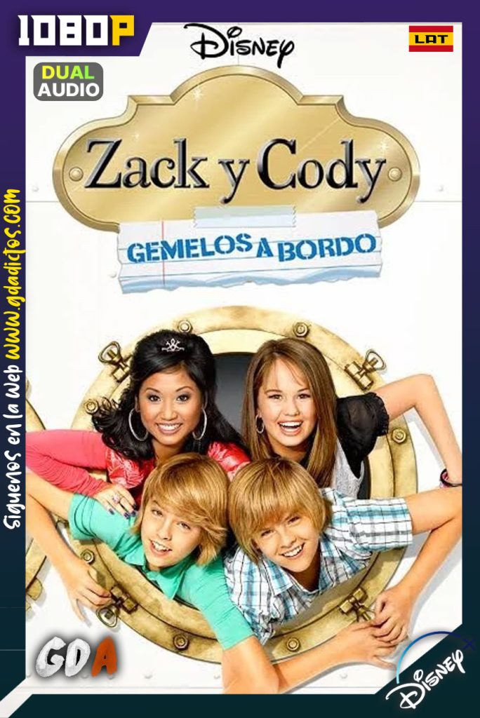 Zack y Cody Gemelos a bordo (2008) DSNP WEB-DL 1080p Latino – Inglés #3Temporadas
