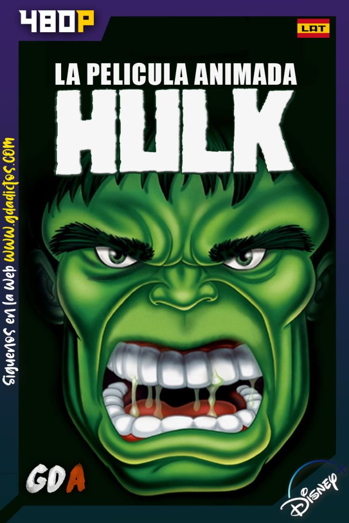 Hulk – La Pelicula Animada (1996) DVD-Rip 480p [Lat-Ing-Por]
