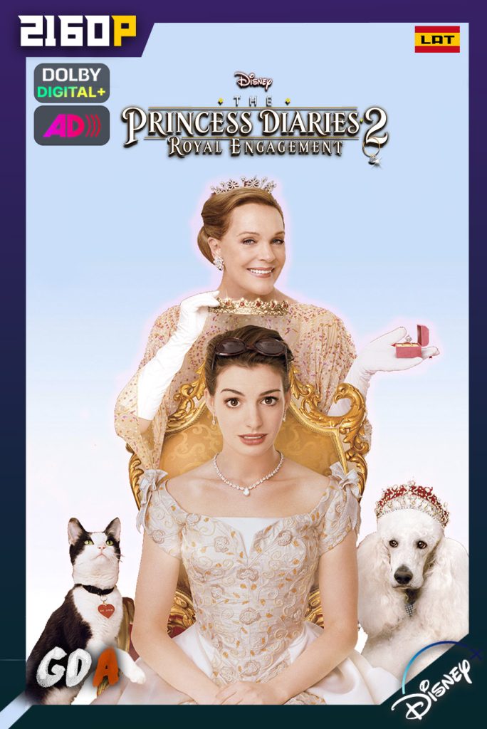 El Diario de la Princesa 2 (2004) DSNP WEB-DL 2160p [Lat – Ing – Ing AD – Cas – Por]