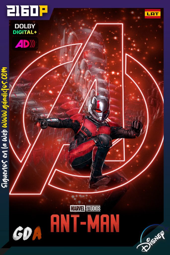 AntMan (2015) DSNP WEB-DL 2160p [Lat – Ing – Ing AD – Cas – Por]