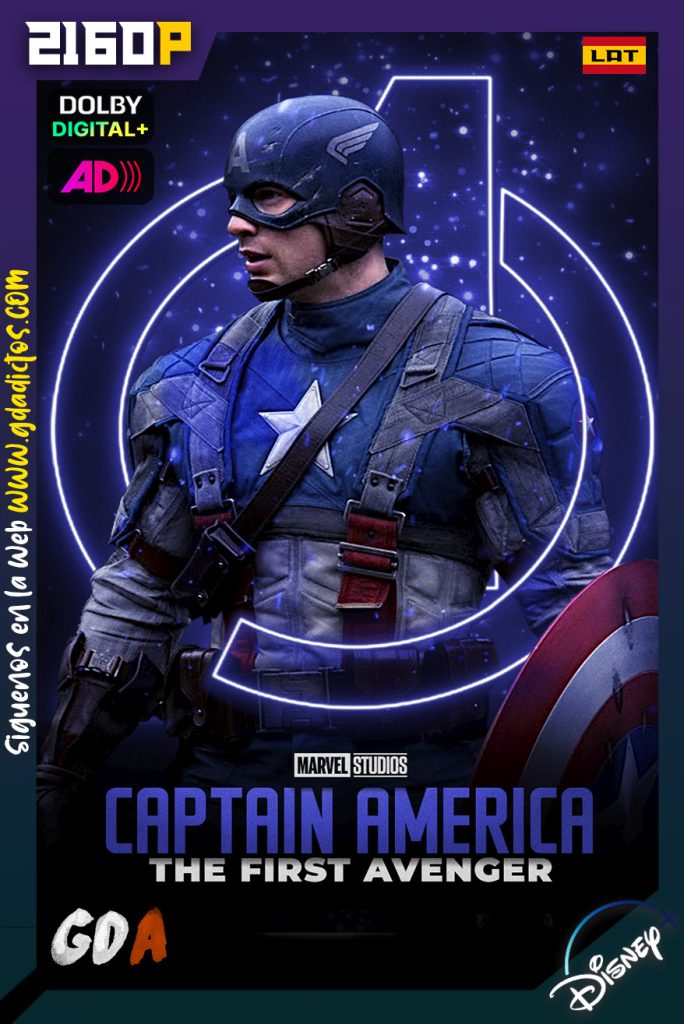 Capitan America El primer vengador (2011) DSNP WEB-DL 2160p [Lat – Ing – Ing AD – Cas – Por]