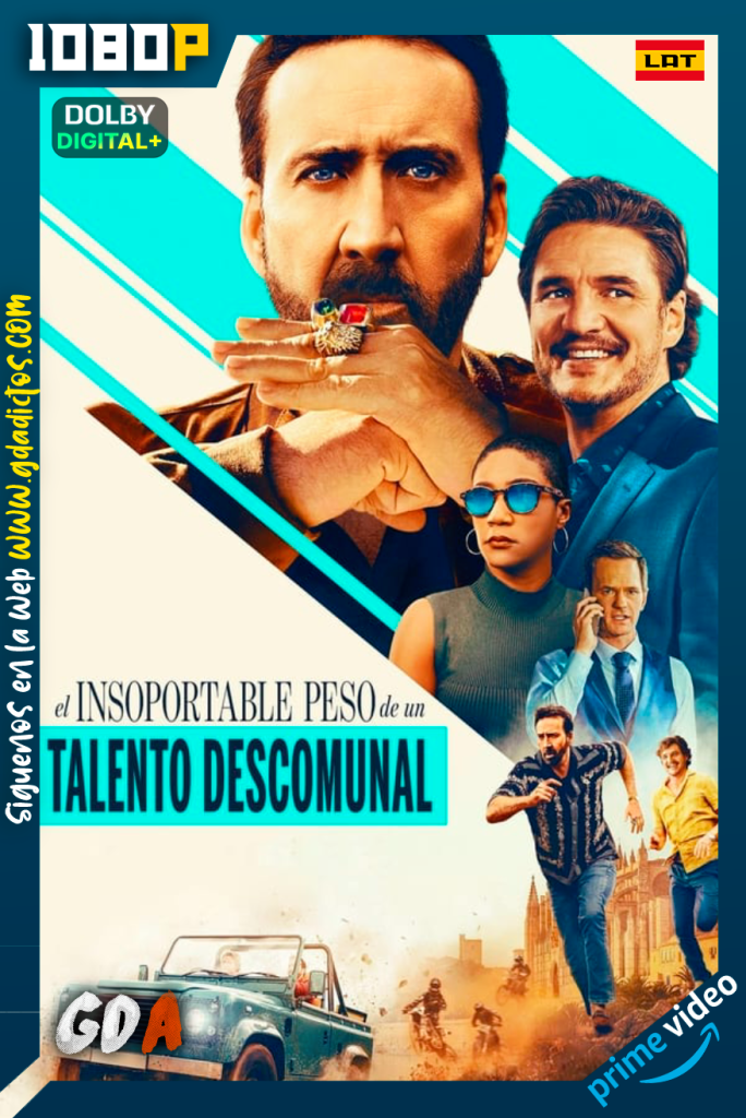 El insoportable peso del inmenso talento (2022) AMZN WEB-DL 1080p [Lat – Ing – Cast – Por]