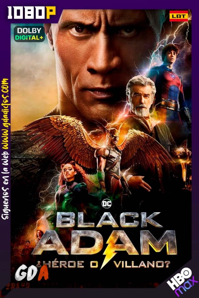 Black Adam Heroe o Villano (2022) HMAX WEB-DL 1080p Latino-Inglés-Portugués