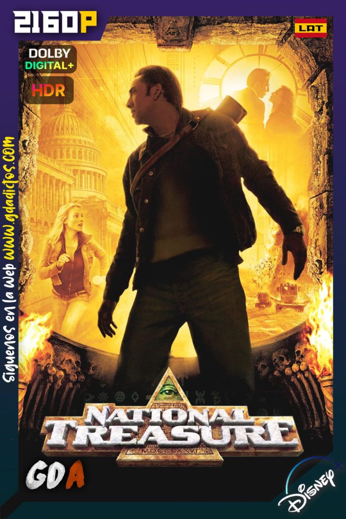 La leyenda del tesoro perdido (2004) DSNP WEB-DL 2160p HDR [Lat-Ing-Cas-Por]