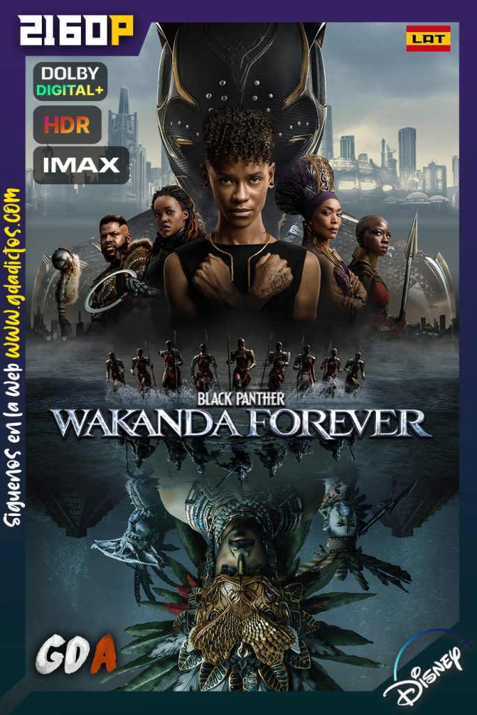 Black Panther: Wakanda Por Siempre (2022) iMAX DSNP WEB-DL 2160p HDR [Lat – Ing – Cas – Por]