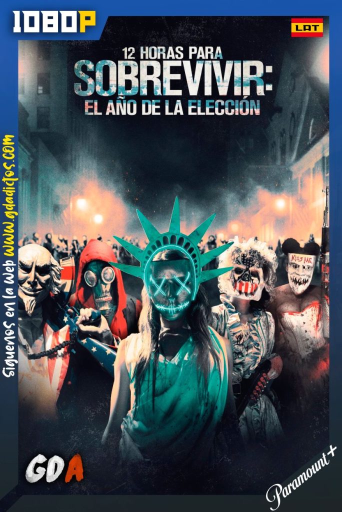 12 Horas para Sobrevivir: El Año de la Elección (2016) PMNP WEB-DL 1080p [Lat-Ing]