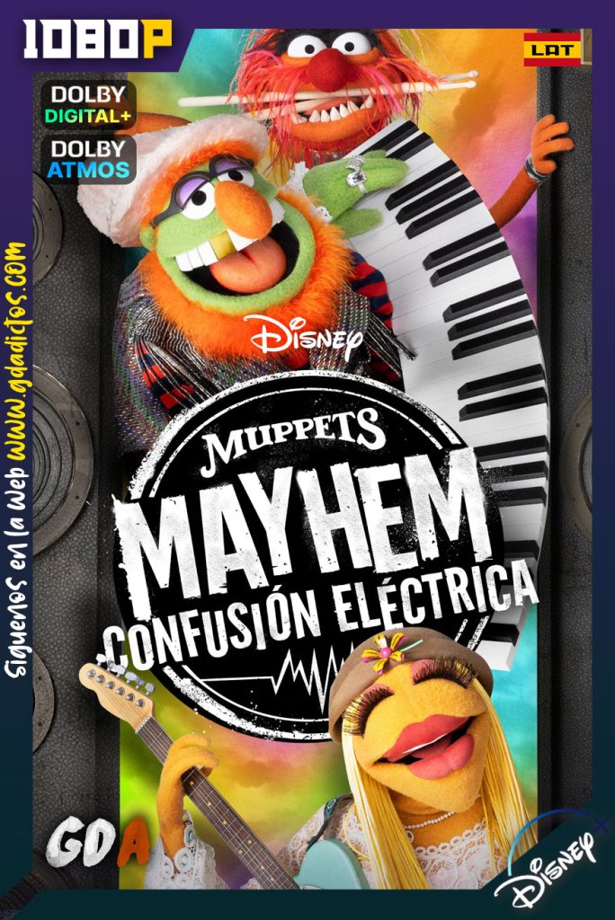 Muppets Mayhem Confusión eléctrica (2023) DSNP WEB-DL 1080p [Lat-Ing-Cas-Por] #Temporada1 [10/10]
