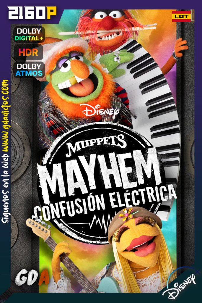 Muppets Mayhem Confusión eléctrica (2023) DSNP WEB-DL 2160p HDR [Lat-Ing-Cas-Por] #Temporada1 [10/10]