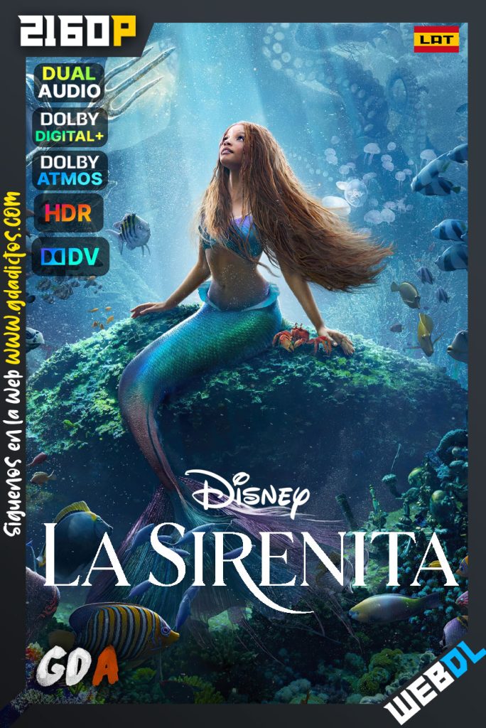 The Little Mermaid (2023) iTunes WEB-DL 2160p HDR10 DV HYBRID Latino-Ingles