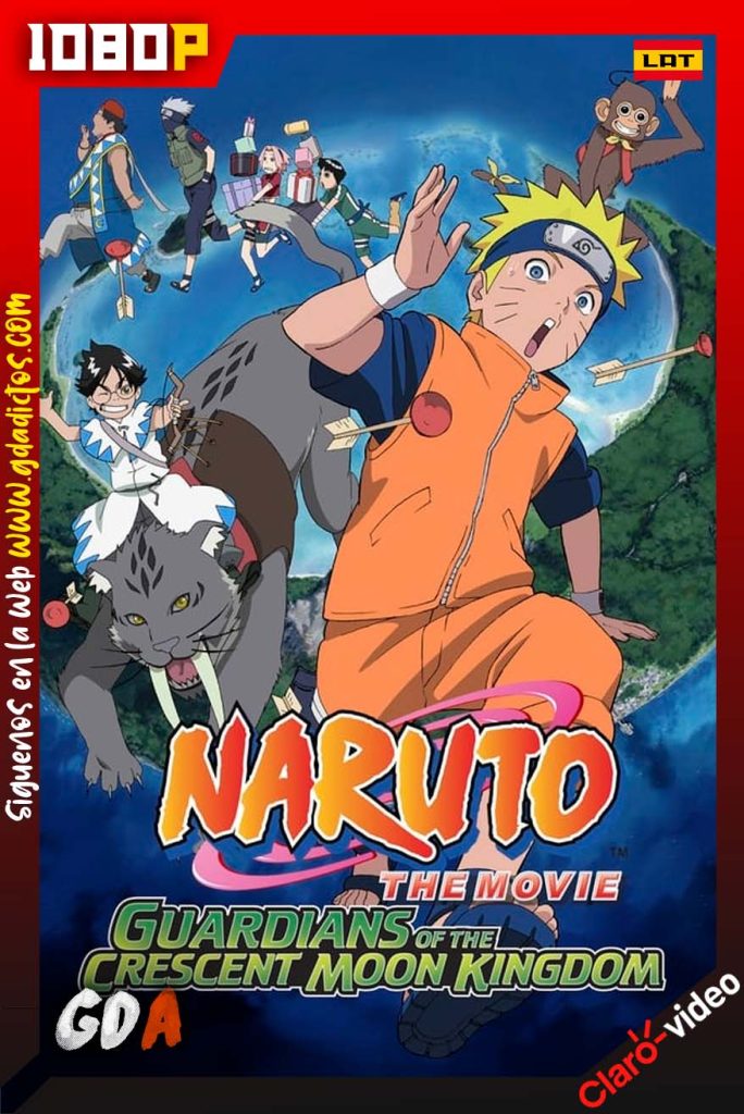 Naruto the Movie Guardians of the Crescent Moon Kingdom (2006) CV WEB-DL 1080p Latino – Portugués – Japonés