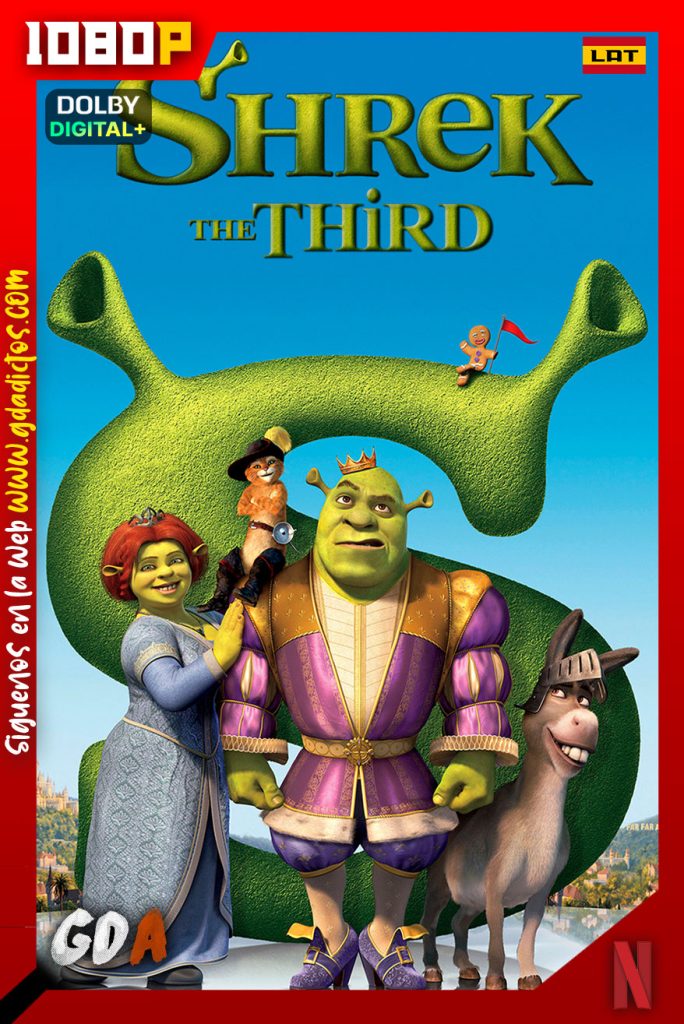 Shrek tercero (2007) NF WEB-DL 1080p [Lat-Ing]