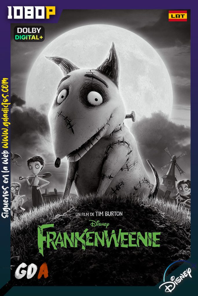 Frankenweenie (2012) DSNP WEB-DL 1080p [Lat – Ing – Por – Cas]