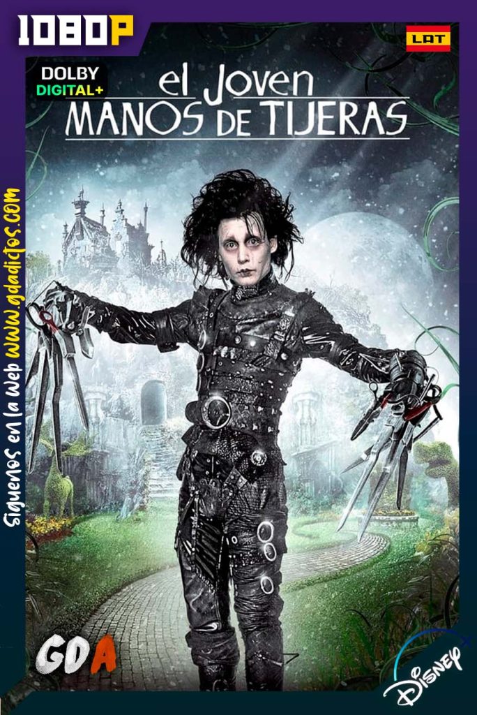 El Joven Manos de Tijera (1990) DSNP WEB-DL [1080p] [Lat – Ing – Por – Cas]