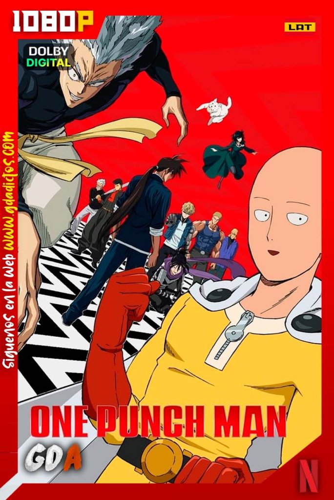 One Punch Man (2015) NF 1080p [Lat – Jap – Por] #2Temporadas [24/24]